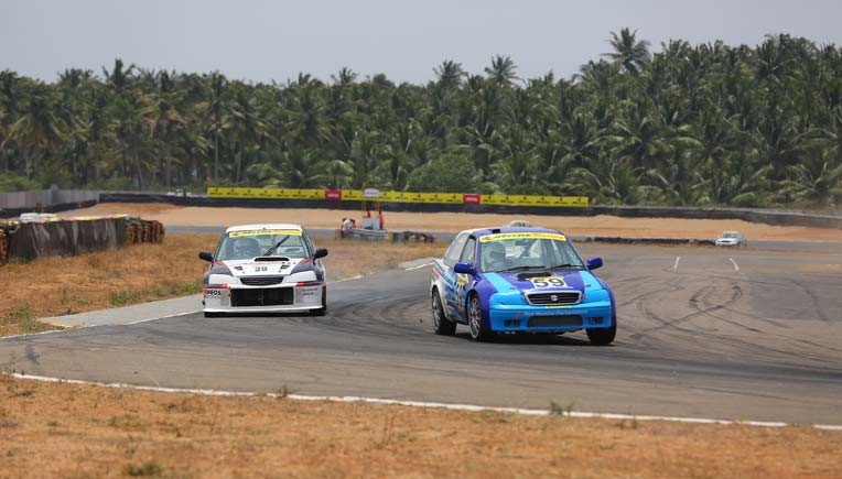 JK Touring Cars class race in progress on Day2