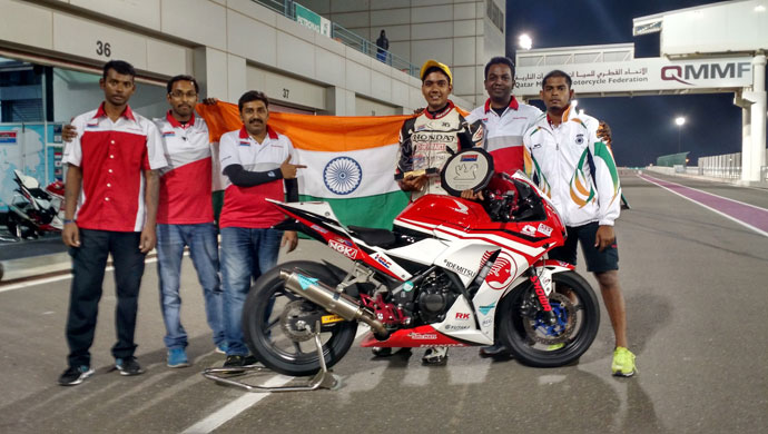 Twenty-three-year-old Indian rider Sarath Kumar is set to write a new chapter in his racing career. 