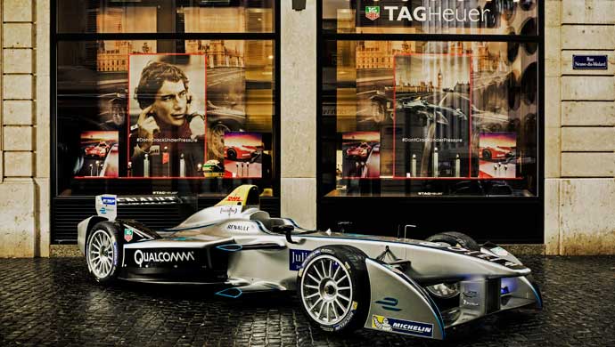 Tag Heuer, the official time keeping partner of Formula E