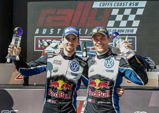 Andreas Mikkelsen victory in Australia as Volkswagen bows out  of FIA WRC