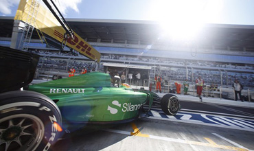 Caterham makes it to Abu Dhabi; Marussia misses out