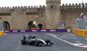 F1 Baku sees Rosberg winning; Podium for Perez of Force India