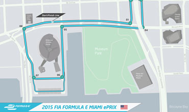Formula e unveils circuit layout for Miami ePrix