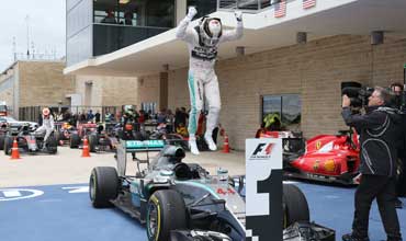 Hamilton wins in Austin to seal his 3rd F1 championship title
