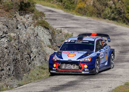 Hyundai Motorsport scores double podium in WRC France