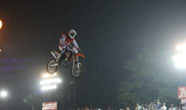 KP Aravind wins both motos to firm up his title chances in MRF race