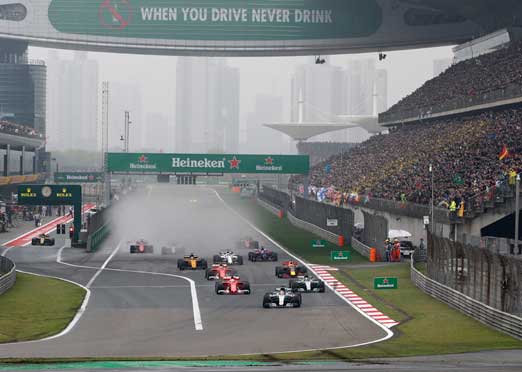 Lewis Hamilton steers Mercedes to win in China F1