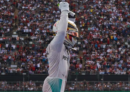 Lewis wins Mexican Grand Prix; Drama for third slot