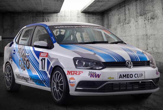New Ameo Cup race car from Volkswagen Motorsport 