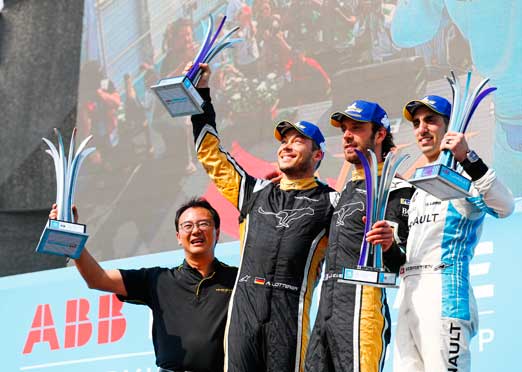One two for Techeetah drivers Vergne, Lotterer in Santiago Formula E race