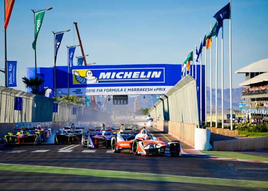 Podium and maiden pole position for Mahindra Racing in Marrakesh Formula E