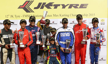 Round 4 of 12th JK Tyre-FMSCI National Rotax Karting Championship 2015 concludes