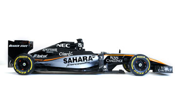 Sahara Force India new look for 2015 in Mexico City