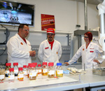 Scuderia Ferrari driver Alonso visits Shell Lab