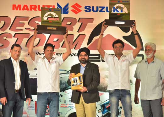 Suresh Rana , Ashwin Naik are champions; TVS shines in Maruti Suzuki rally