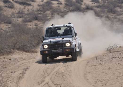 Suresh Rana, Ashwin Naik maintain lead on Day 4 Maruti Suzuki Desert Storm 