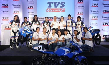 TVS Racing supports Alisha Abdullah Racing Academy for Women