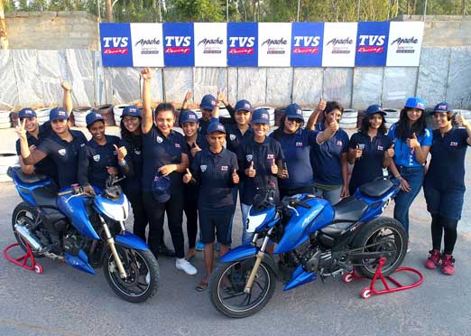 TVS selects 15 women racers for Racing Academy 