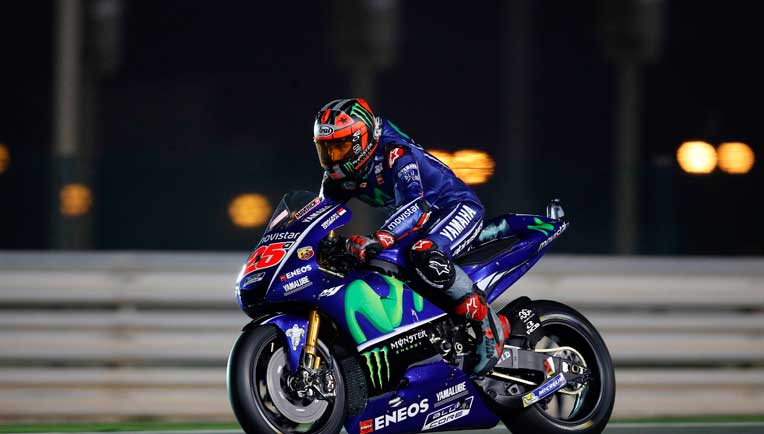 Vinales on the track Picture courtesy Yamaha